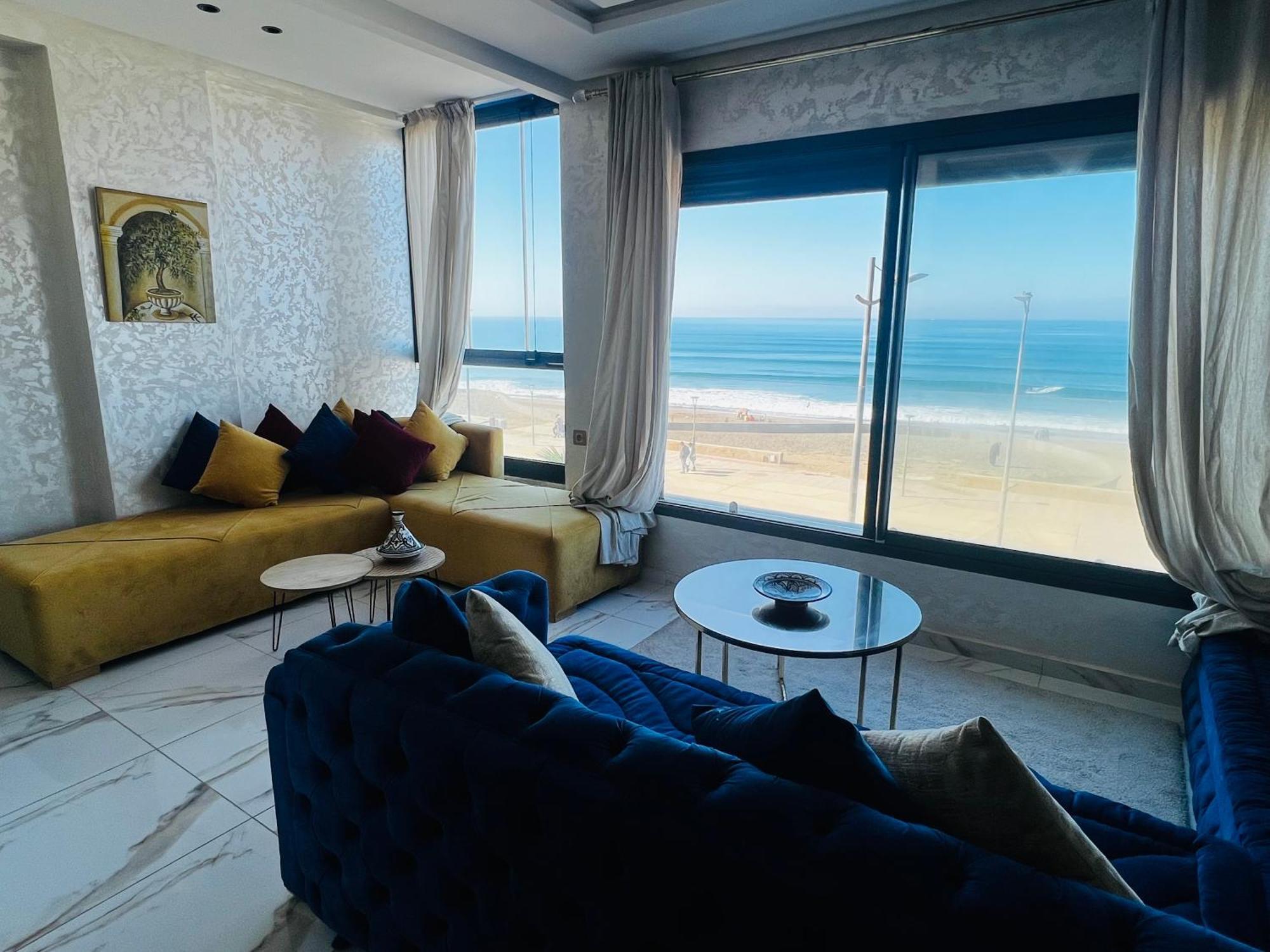 Golden Beach Elegance Sea View & Serenity Kénitra Eksteriør billede
